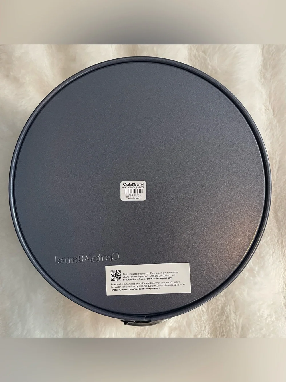 Crate & Barrel Slate Blue 9